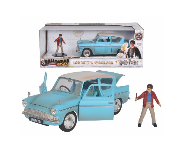 Hollywood Rides - Harry Potter: 1959 Ford Anglia metalni auto model 1/24 - Simba Toys