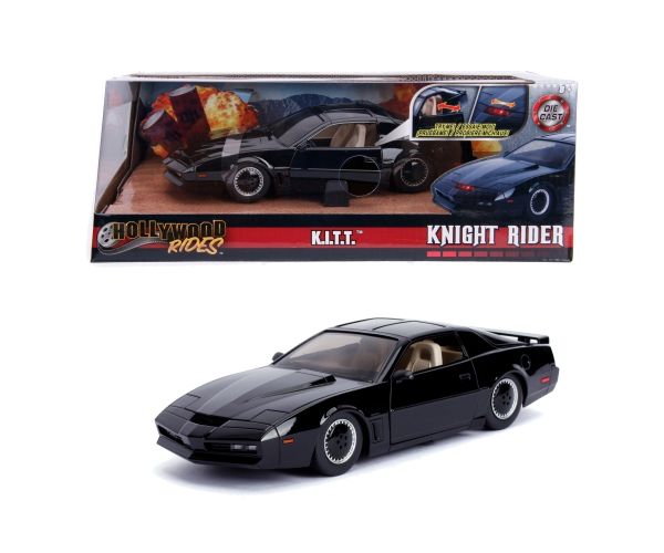 Hollywood Rides - Knight Rider: K.I.T.T. Knight 2000 metalni automodel 1/24 - Simba Toys