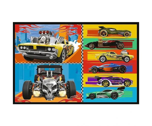 Hot Wheels - 2 x 70 komada puzzle - Trefl