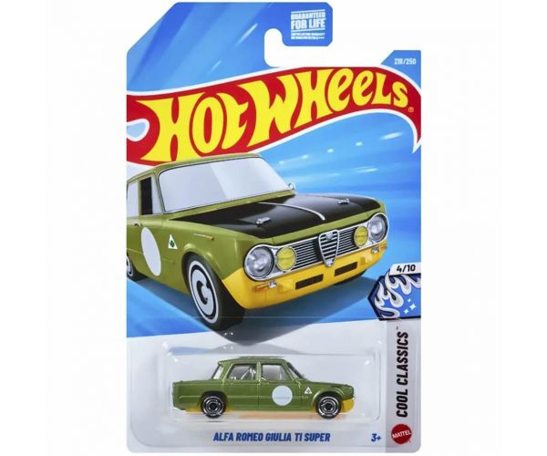 Hot Wheels: Alfa Romeo Giulia TI Super kisautó 1/64 - Mattel