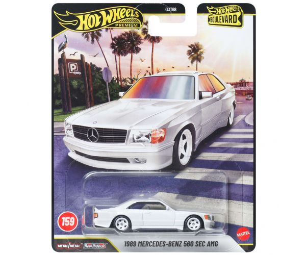Hot Wheels Boulevard: 1989 Mercedes-Benz 560 SEC AMG kisautó 1/64 -Mattel