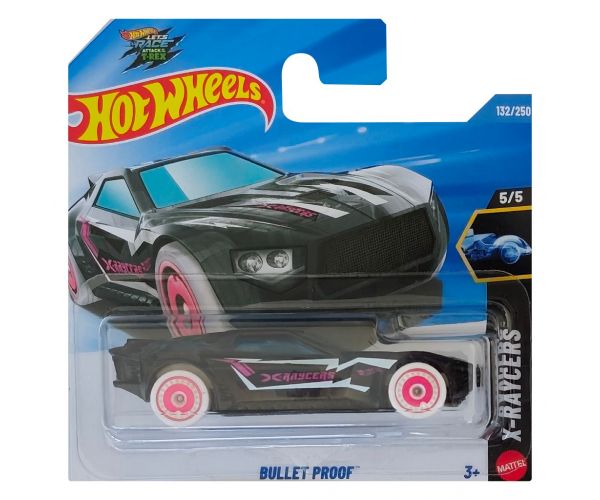 Hot Wheels: Bullet Proof fekete kisautó 1/64 - Mattel