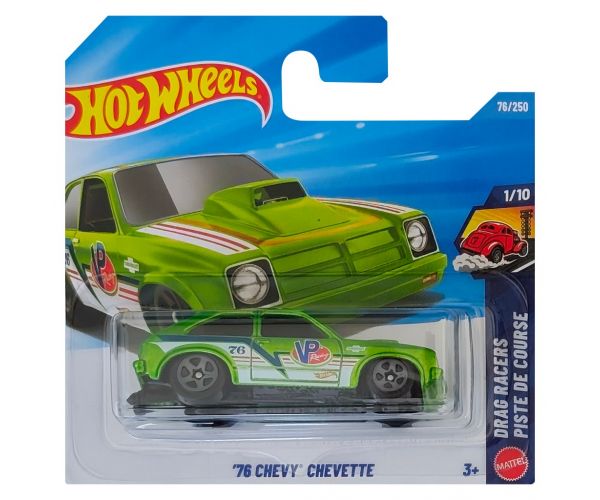 Hot Wheels: '76 Chevy Chevette zöld kisautó 1/64 - Mattel