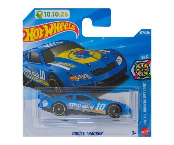 Hot Wheels: Circle Tracker kék kisautó 1/64 - Mattel