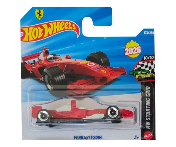 Hot Wheels: Ferrari F2004 kisautó 1/64 - Mattel
