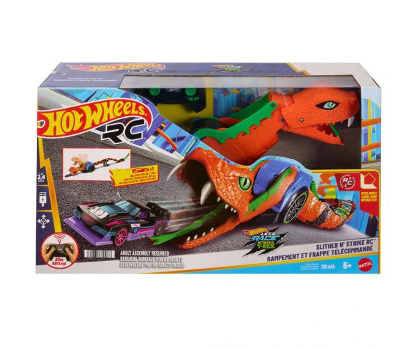 Hot Wheels: Let’s Race távirányítós autókilövő kígyó kisautóval – Mattel