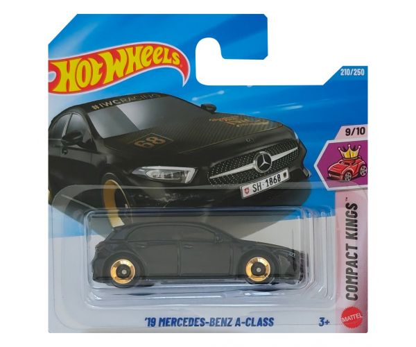 Hot Wheels: '19 Mercedes-Benz A-Class fekete kisautó 1/64 - Mattel