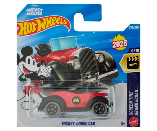 Hot Wheels: Mickey Mouse Car kisautó 1/64 - Mattel