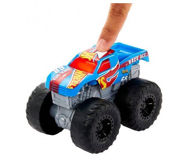 Hot Wheels Monster Trucks Race Ace vozilo sa svjetlima i zvukovima 1/43 - Mattel