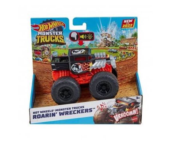 Hot Wheels: Monster Trucks Roarin' Wreckers mali automobil sa svjetlom i zvukom 1/43