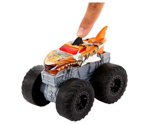 Hot Wheels Monster Trucks Tiger Shark sa svjetlima i zvukovima 1/43 - Mattel