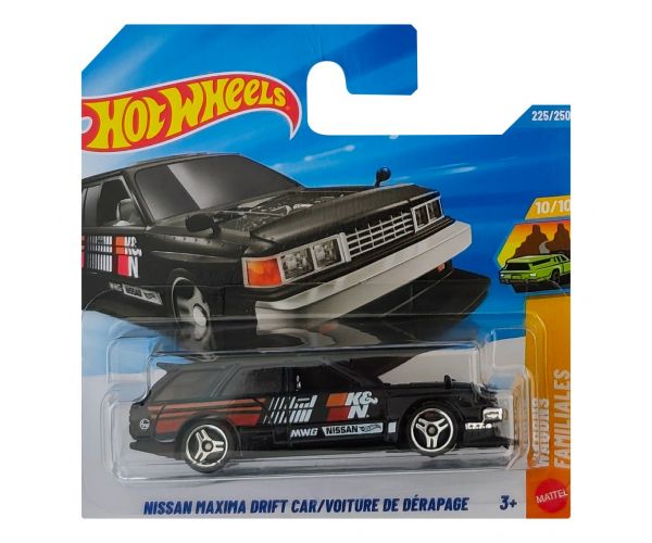 Hot Wheels: Nissan Maxima Drift Car fekete kisautó 1/64 - Mattel