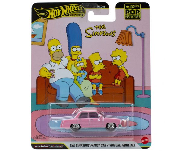 Hot Wheels Pop Culture: The Simpsons Family Car kisautó 1/64 - Mattel