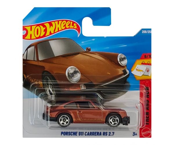 Hot Wheels: Porsche 911 Carrera RS 2.7 barna kisautó 1/64 - Mattel