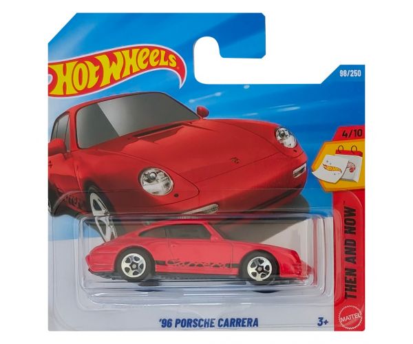 Hot Wheels: '96 Porsche Carrera piros kisautó 1/64 - Mattel