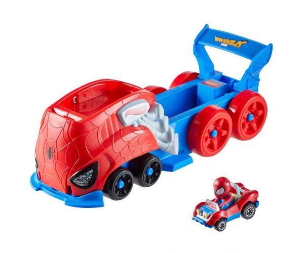 Hot Wheels: RacerVerse Spider-Man lansirna staza set - Mattel