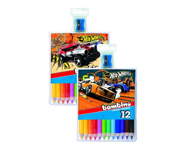 Hot Wheels set šarenih bojica od 12 kom.