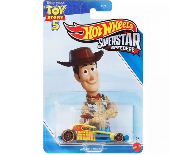Hot Wheels: Superstar Speeders Toy Story 5 Woody kisautó 1/64 - Mattel