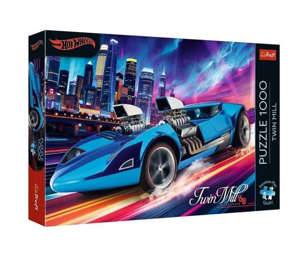 Hot Wheels Twin Mill 1000db-os prémium puzzle - Trefl