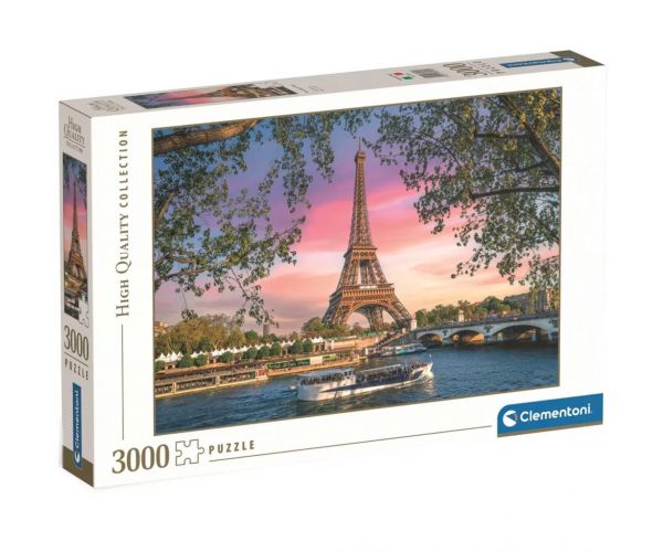 HQC Eiffel-torony, Párizs 3000db-os puzzle - Clementoni