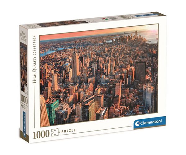 HQC puzzle zalazak sunca u New Yorku 1000 kom - Clementoni