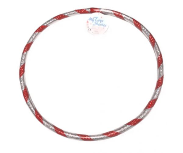 Hula hoop obruč od 37 cm u ljubičasto-srebrnoj boji