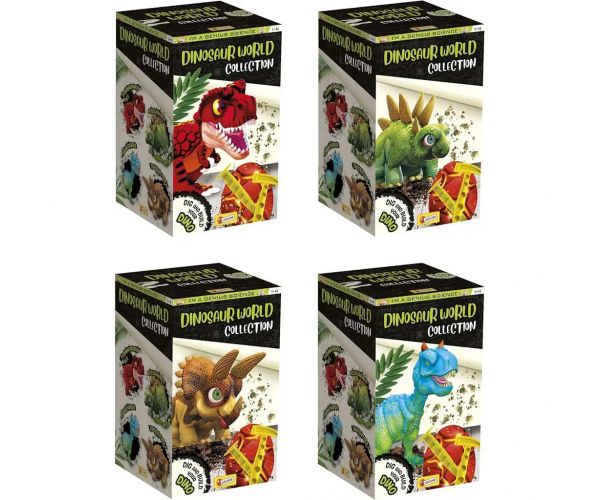 I'm Genius Dinosaur World gyűjthető meglepetés dinók tojásban - Lisciani
