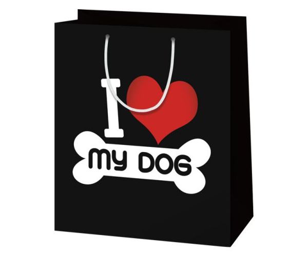 I love my dog ogromna ukrasna vrećica 35x45x15cm