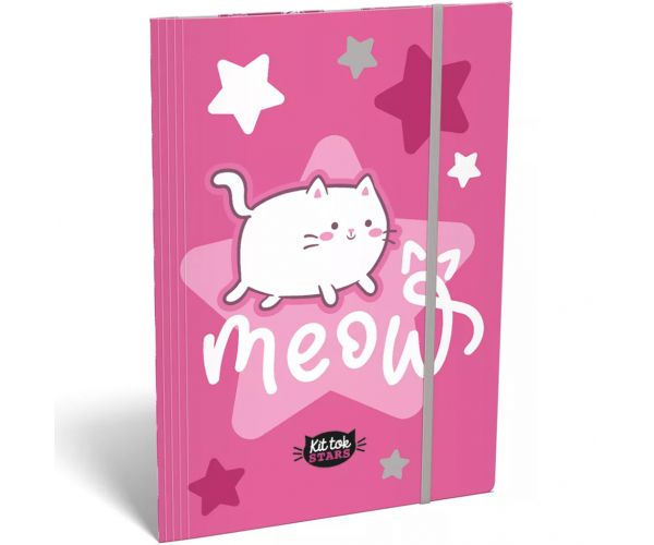 ICO: Lizzysuli Kittok stars cicás gumis mappa A/4