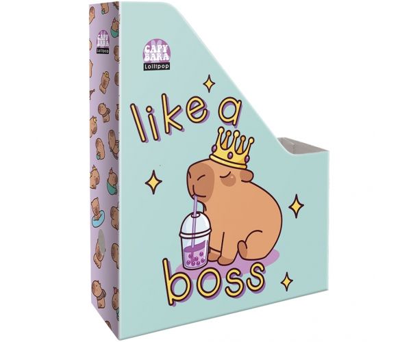 ICO: Lizzysuli Lollipop Capybara mintás karton irattartó papucs A/4