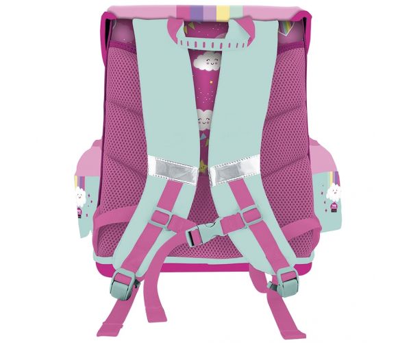 ICO: Lizzysuli Premium Lollipopp Rainbow ergonomska školska torba, ruksak 39x35x24 cm