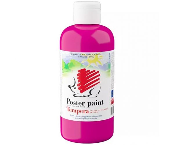 ICO: Tempera jež ružičaste boje 500 ml
