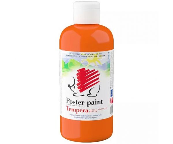 ICO: Tempera za bojenje, narančasta boja, 500 ml