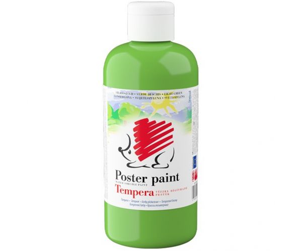 ICO: Tempera za djecu, svijetlozelena boja, 500 ml