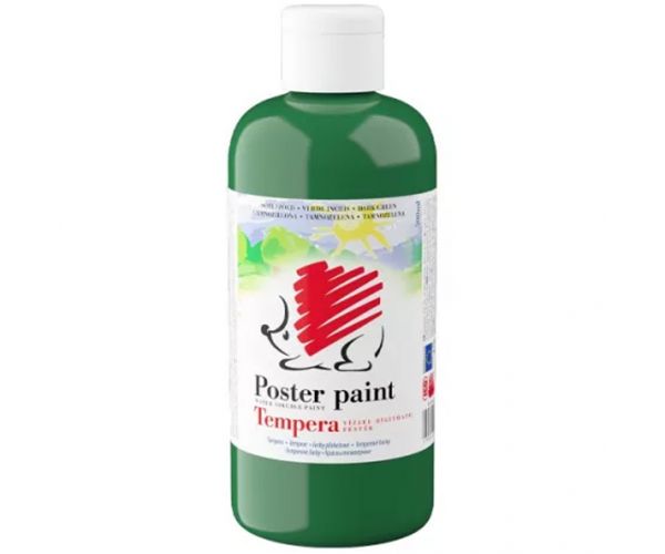 ICO: Tempera za djecu, tamnozelena boja, 500 ml