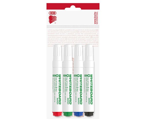 ICO: Antibakterijski Whiteboard 11XXL set flomastera od 4kom