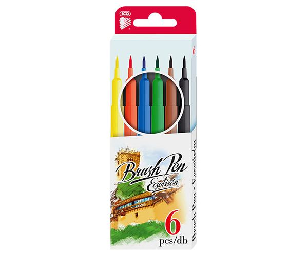 ICO: Brush Pen četkica flomasteri set od 6kom