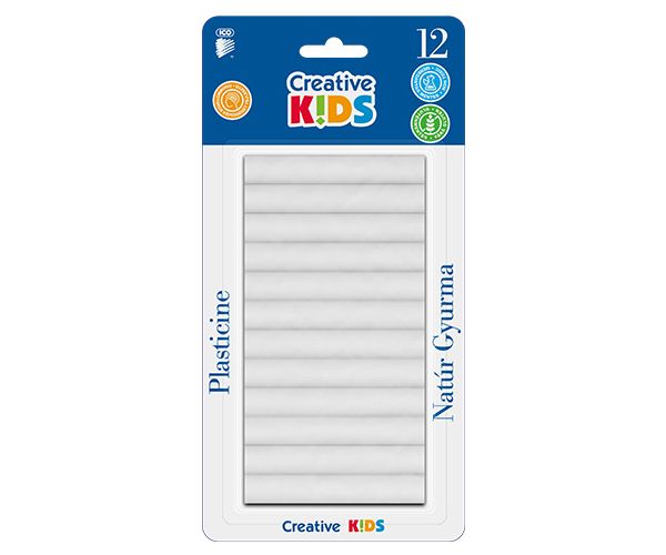 ICO: Creative kids plastelin 12kom 165g