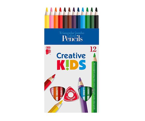 ICO: Creative Kids trokutaste jumbo olovke u boji 12 kom