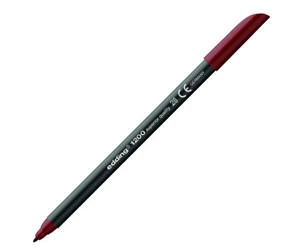 ICO: Edding 1200 flomaster bordo boje