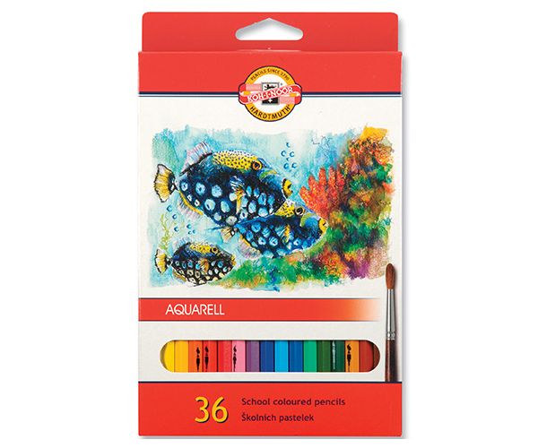 ICO: Koh-I-Noor Mondeluz 3719 Aquarell drvene bojice 36kom