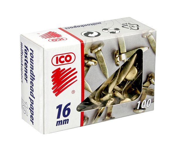 ICO: Spajalica s glavom, 16mm, 100 kom