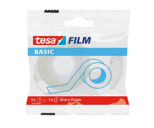 ICO: Tesa Basic ljepljiva traka (selotejp), 33mx15mm