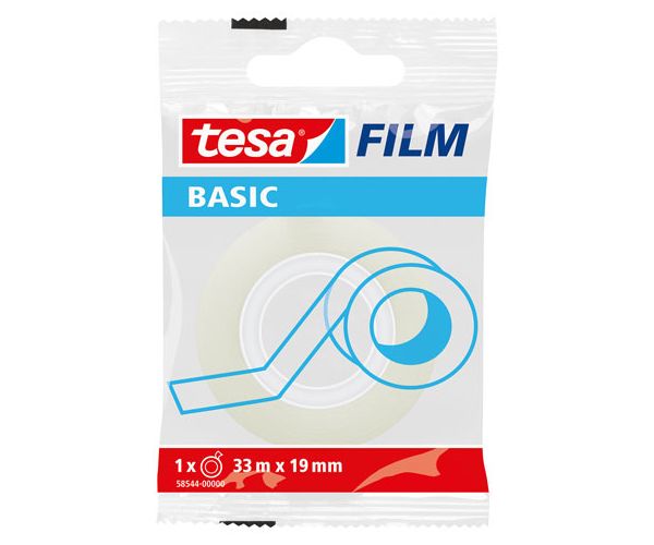 ICO: Tesa Basic prozirni selotejp, 33 m x 19 mm