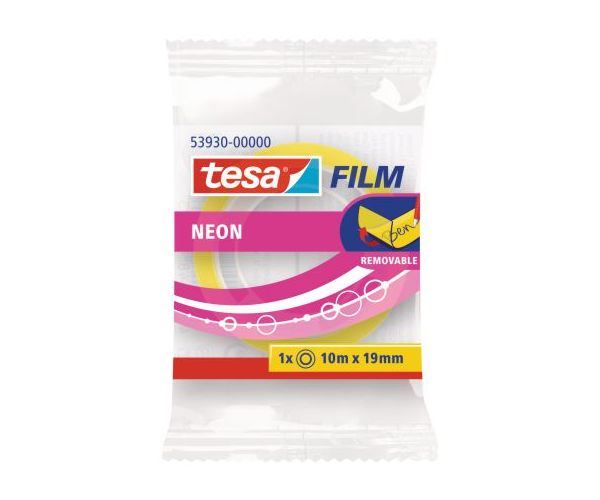 ICO: Tesa neon ljepljiva traka na koju se može pisati širine 19mm - 2 boje