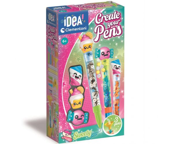 Idea! Édesség mintás tollkészítő kreatív játékszett - Clementoni