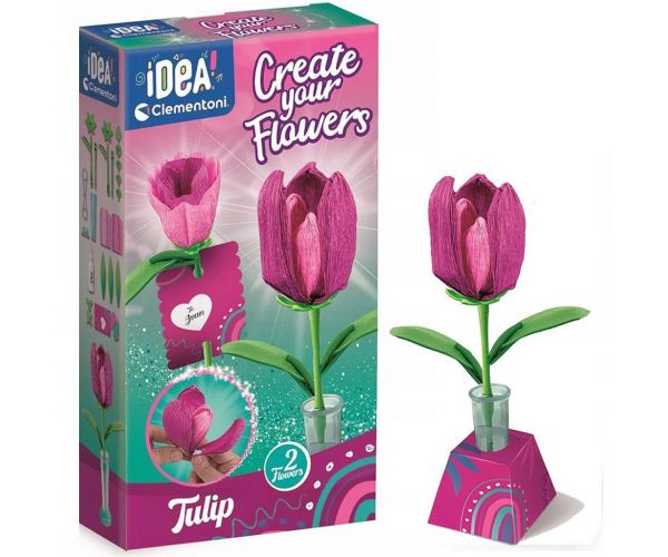 Idea! Tulipán mini virágkészítő szett - Clementoni