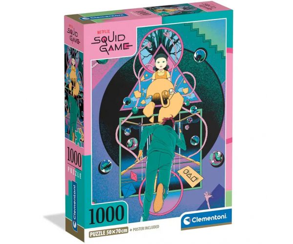 Squid Game 2: Nyerd meg az életed 1000db-os puzzle - Clementoni