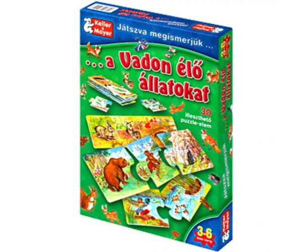 Játszva megismerjük a vadon élő állatokat társasjáték