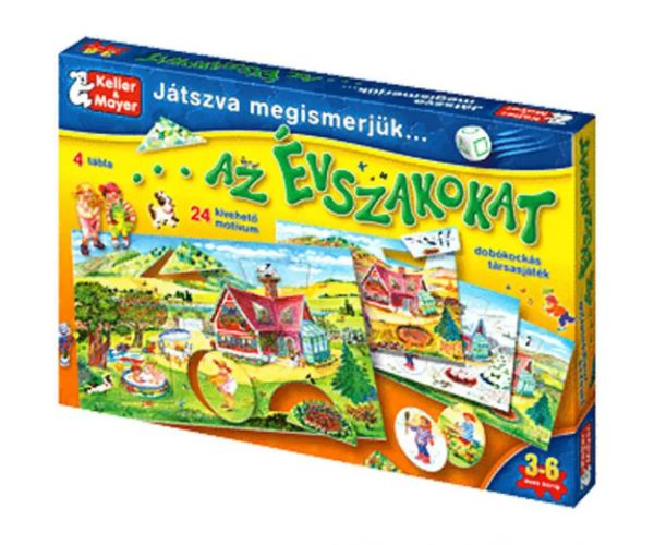 Játszva megismerjük az évszakokat társasjáték